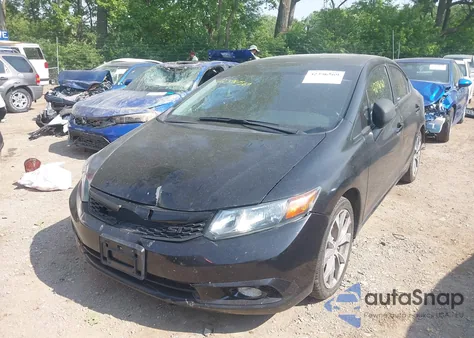 2012 Honda Civic Si from USA, damaged, VIN 2HGFB6E52CH702849
